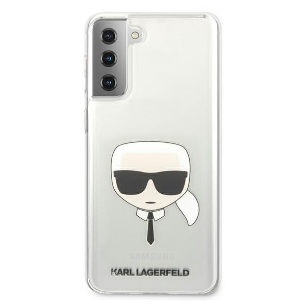 Case KARL LAGERFELD Samsung Galaxy S21 Plus Karl`s Head Clear Hardcase